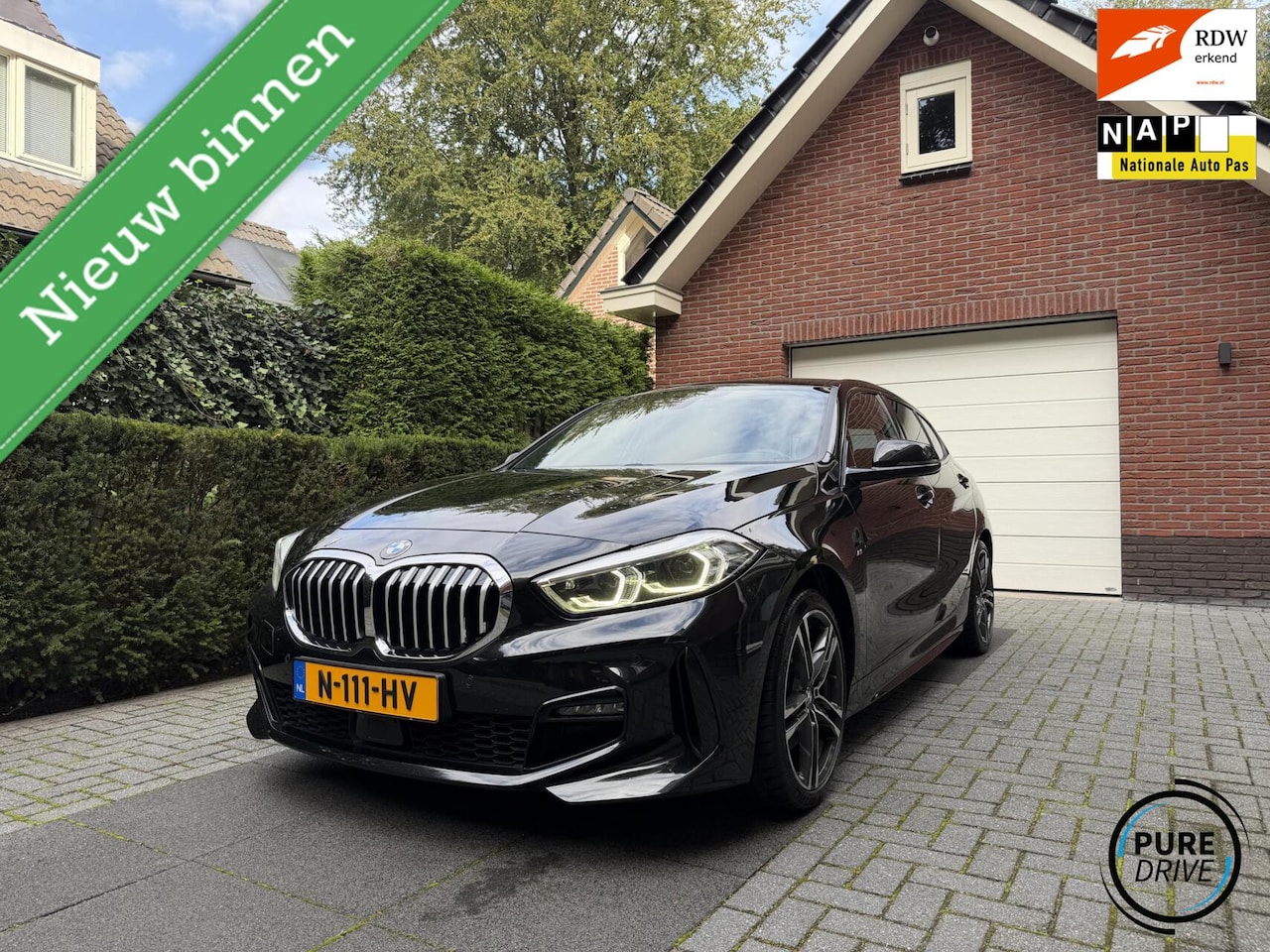 BMW 1-serie - 118i M Sport Edition|High Exe|18"|Vol Leer|Live - AutoWereld.nl
