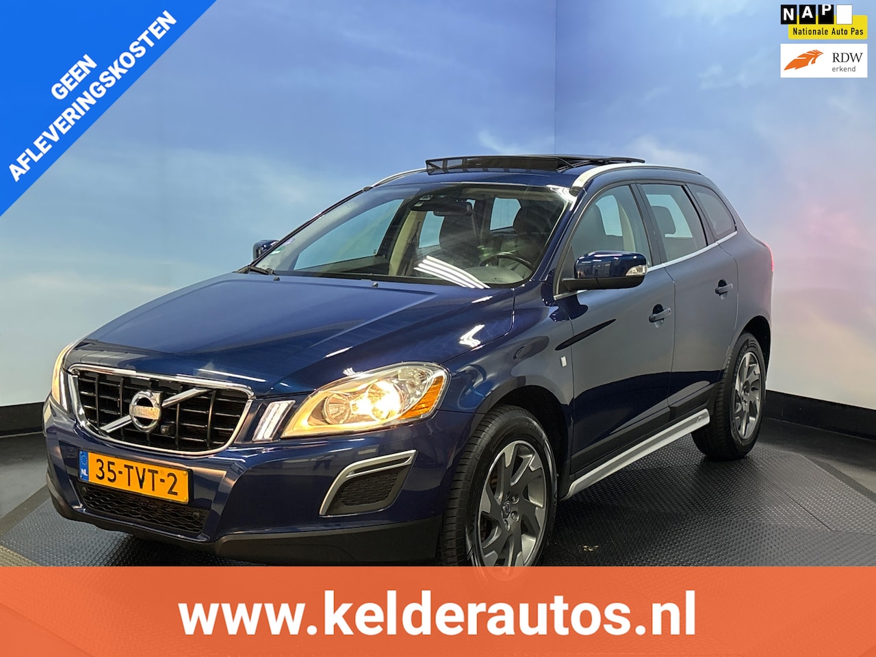 Volvo XC60 - 2.0 T5 Ocean Race Camera, Trekhaak, Leer, Pano dak - AutoWereld.nl