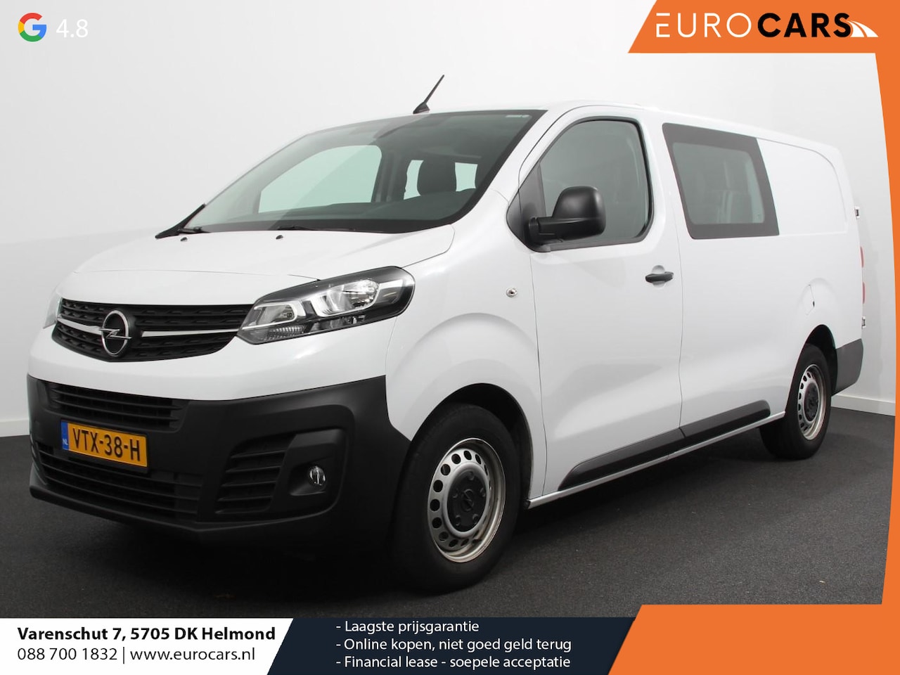 Opel Vivaro - 2.0 CDTI Automaat 145 pk L3H1 Dubbele Cabine 6 Persoons Edition Trekhaak Navigatie Apple C - AutoWereld.nl