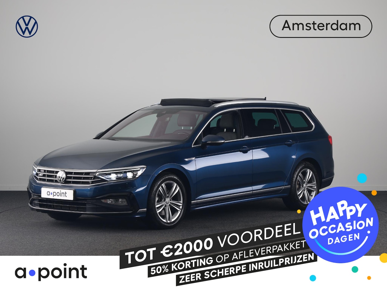 Volkswagen Passat Variant - 1.5 TSI Elegance Business R 150PK | Automaat (DSG) | Panoramadak | Camera | Navigatie | 17 - AutoWereld.nl