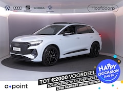 Audi Q4 e-tron - 40 S line 77 kWh 204pk | SOH 91, 30% | Panoramadak | Lederen bekleding | Lichtmetalen velg