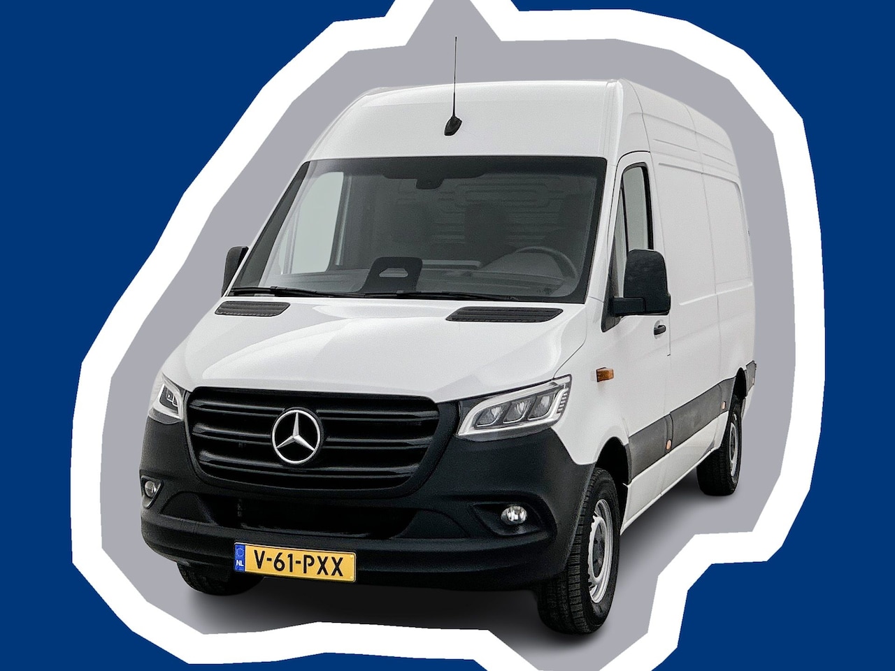 Mercedes-Benz Sprinter - 317 CDI L2H2 Pro Led Navigatie Luchtgeveerde stoel Stoelverwarming Camera - AutoWereld.nl