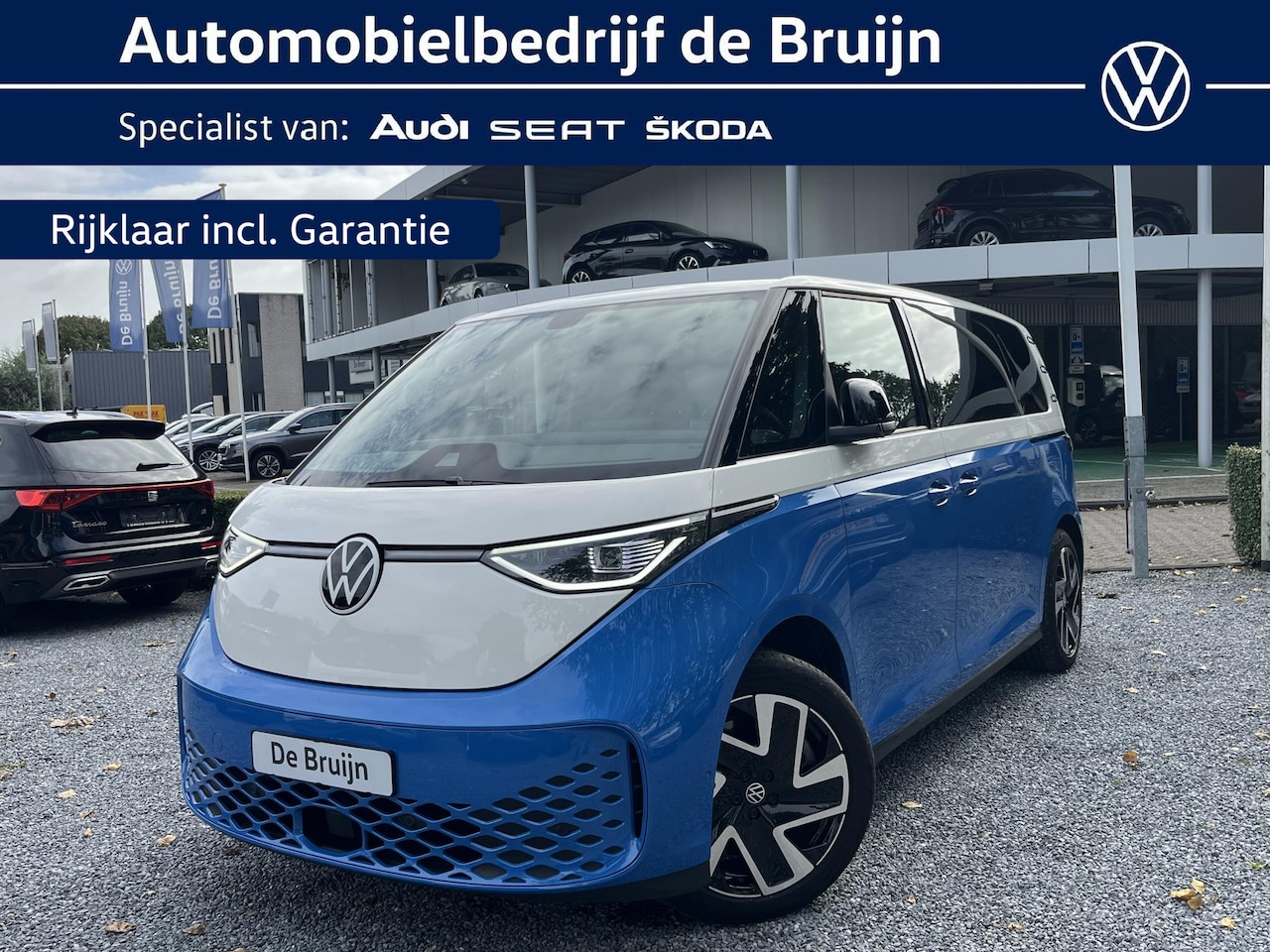 Volkswagen ID. Buzz - LWB Pro 86kWh 7p (Two-tone,Trekhaak,camera) - AutoWereld.nl