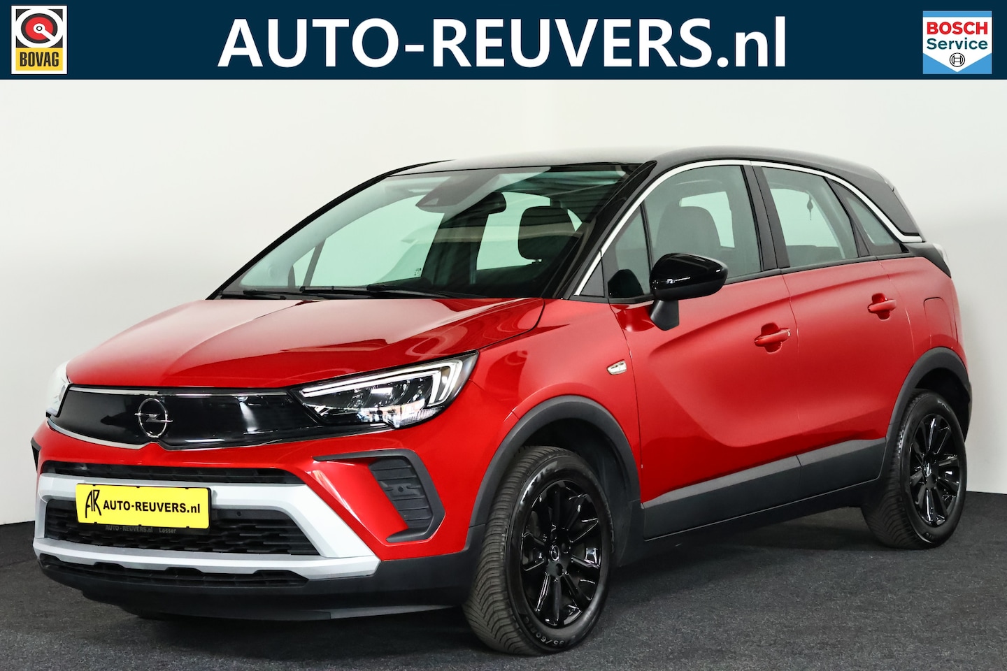 Opel Crossland - 1.2 Turbo Elegance Navi / Cruisecontrol / CarPlay / Automaat / LED - AutoWereld.nl