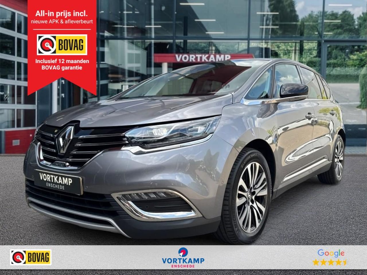 Renault Espace - 1.6 dCi INITIALE PARIS 7PERS. TREKHAAK/CAMERA/ELEK-KLEP/LEDER/BOSE/ACC/STOELVERW - AutoWereld.nl