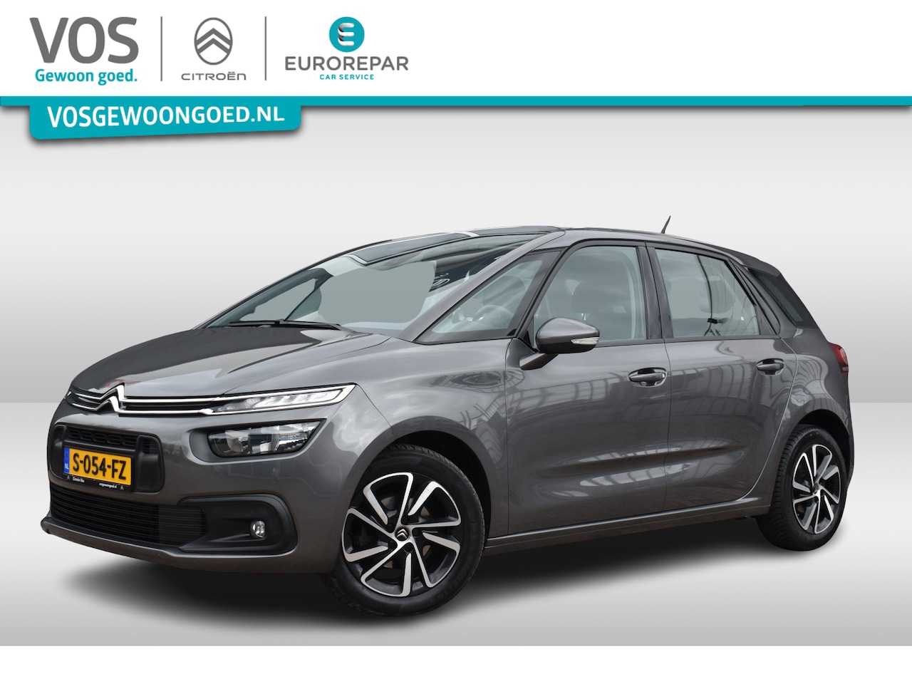 Citroën C4 SpaceTourer - PureTech 130 EAT8 Automaat Selection | Navigatiesysteem | Airconditioning ECC | Apple Carp - AutoWereld.nl