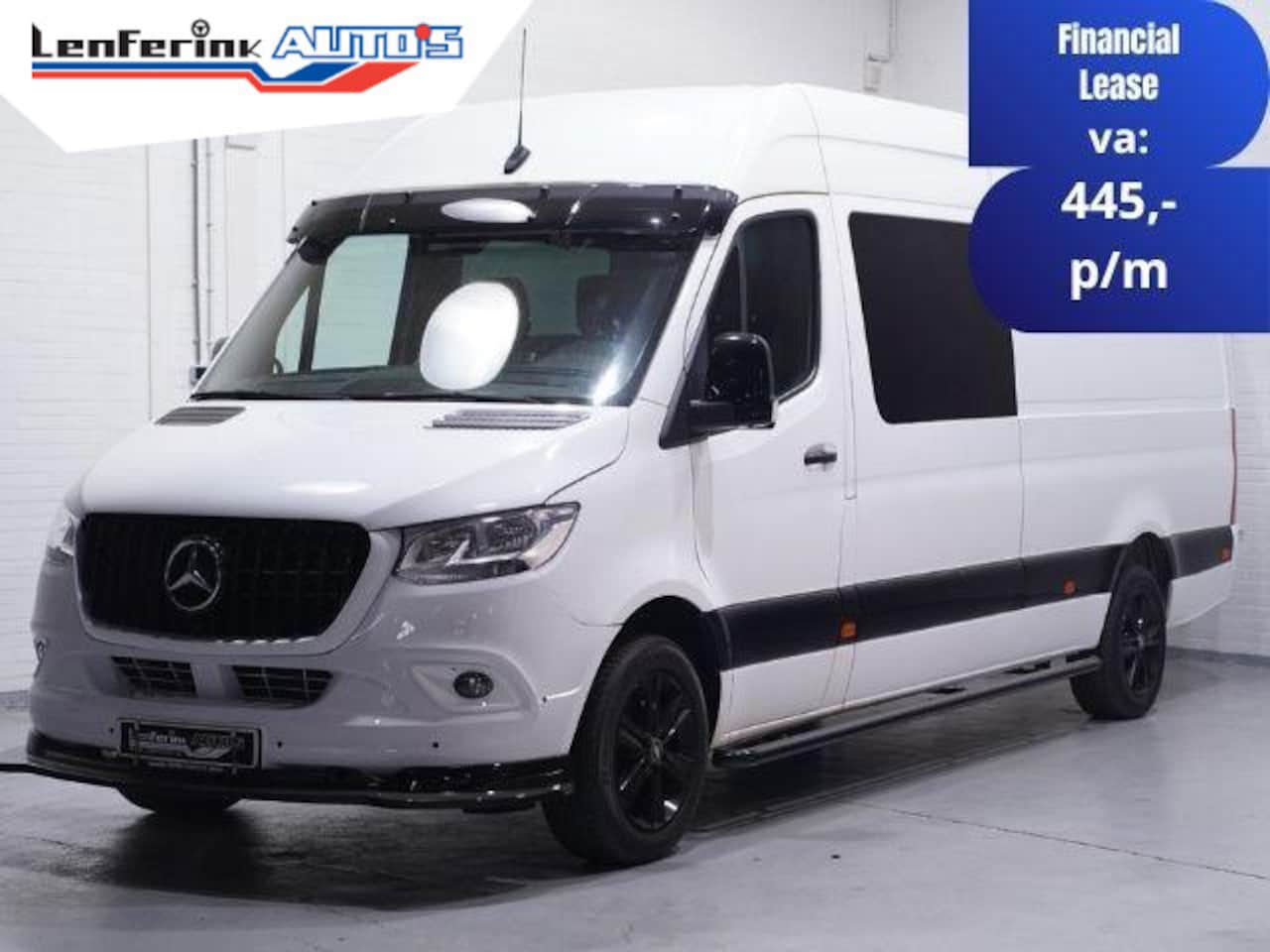 Mercedes-Benz Sprinter - 315 CDI 150 pk L3 Dubbel Cabine AMG Grille Navi, 360 Camera, 18" LMV, PDC V+A, Sidebars, Z - AutoWereld.nl