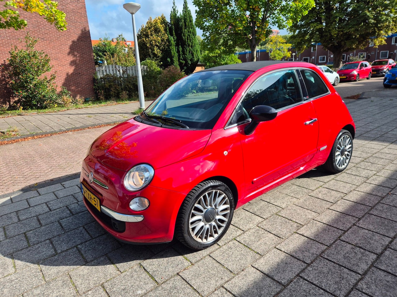 Fiat 500 C - 0.9 TwinAir Turbo Cult AUTOMAAT CABRIO LEER - AutoWereld.nl