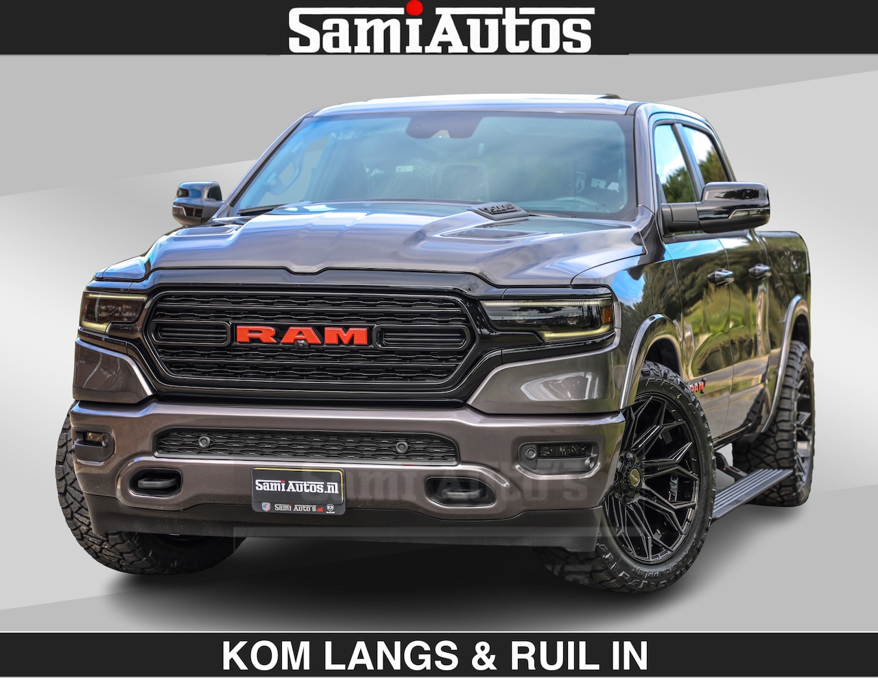 Dodge Ram Pick Up - MARGE + INCL BPM | LIMITED RED LINE 5.7 V8 HEMI | VIRTUAL | HUD | BOM EN BOM VOL | LUCHTVE - AutoWereld.nl