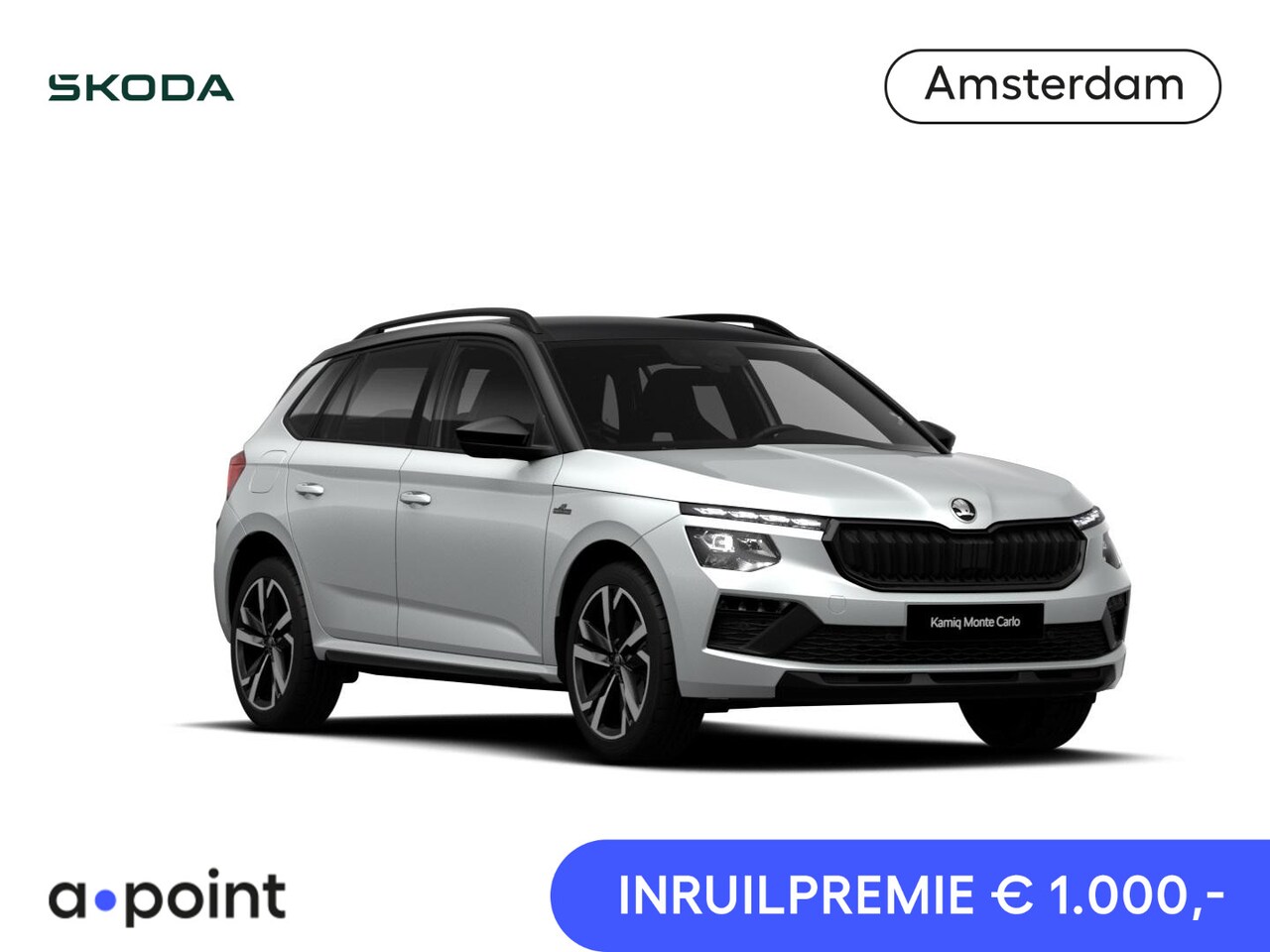 Skoda Kamiq - 1.0 TSI Monte Carlo 115 pk 7 verns. DSG | Navigatie Pakket | Travel Assist Plus | Winter P - AutoWereld.nl