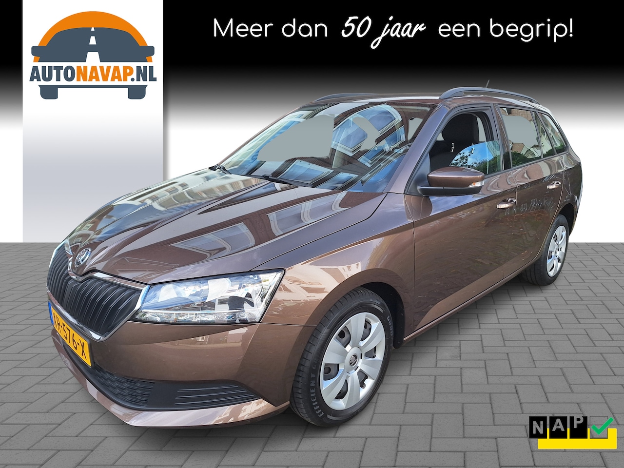 Skoda Fabia Combi - 1.0 Active /Navi/Apple/Android/Cruise/1e Eig/Garantie - AutoWereld.nl