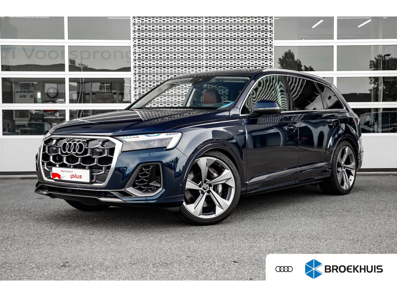 Audi Q7 - 55 TFSI e quattro S line | Massagestoelen | Panoramadak | Luchtvering | Trekhaak | Bang & - AutoWereld.nl