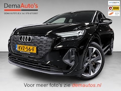 Audi Q4 Sportback e-tron - 40 S EDITION 3X S-LINE RS-STOELEN PANO/NAVI/LEDER/CAM/DAB/CARPLAY/ADAPT-CRUISE///