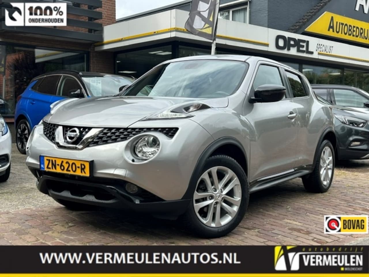 Nissan Juke - 1.2 DIG-T 115PK 2WD N-Connecta + 17"/ Navi/ Clima/ Cruise/ Camera/ Trekhaak/ NL auto - AutoWereld.nl