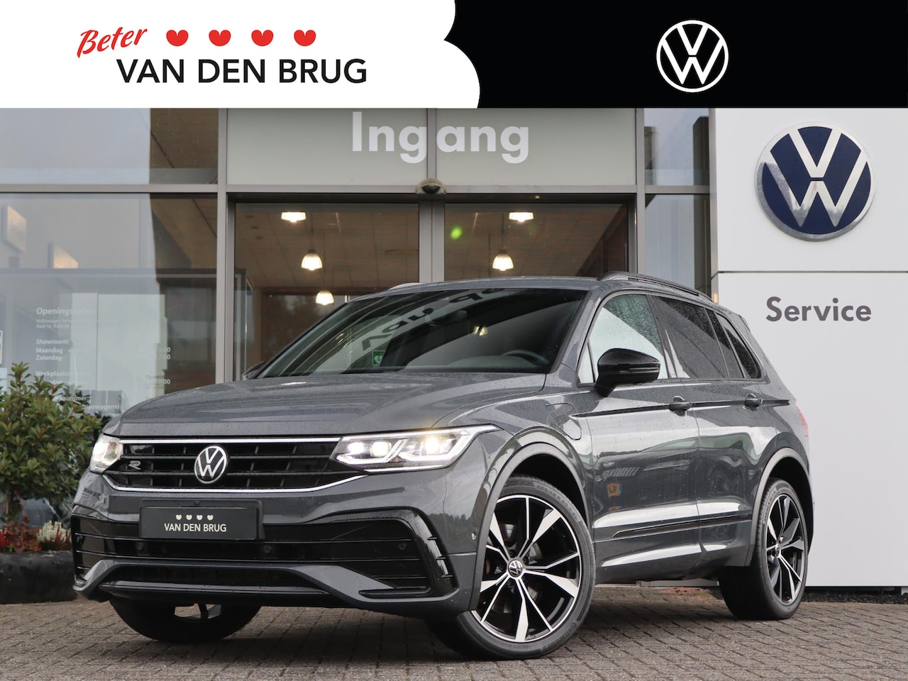 Volkswagen Tiguan - 1.4 TSI 245 pk DSG eHybrid R-Line Business | Navigatie | Leder | Led Matrix | Voorstoelen - AutoWereld.nl