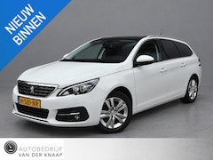 Peugeot 308 SW - 1.2 PureTech Blue Lease Premium | Pano | Cruise | Trekhaak | Navi | Clima | PDC | Multimed