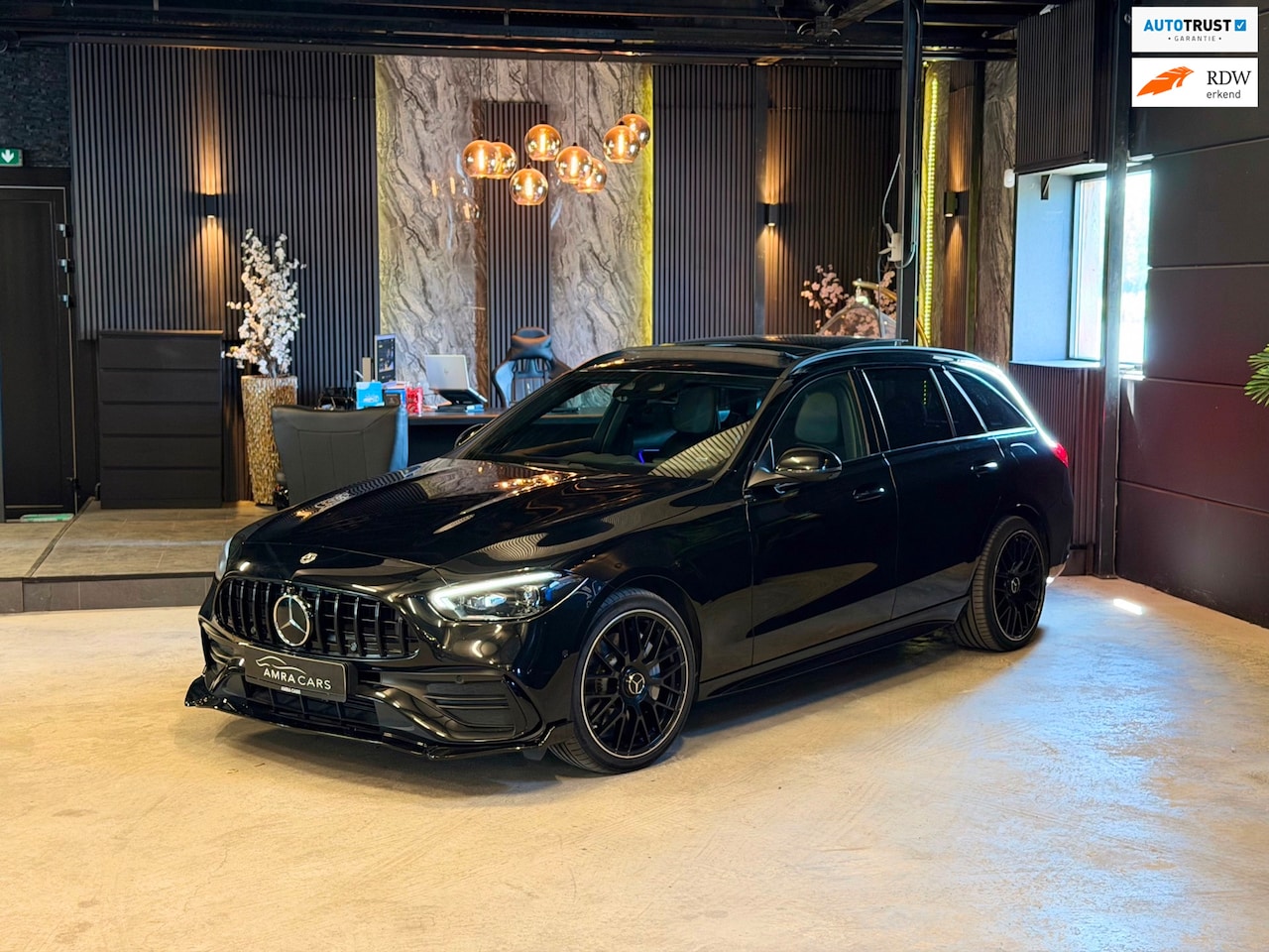 Mercedes-Benz C-klasse Estate - 300 e AMG Line|C43 PACK|PANO|BURMESTER|BOMVOL! - AutoWereld.nl