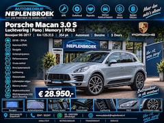 Porsche Macan - 3.0 S | Luchtvering | Pano | Memory | PDLS | 06-2017 125.313 KM