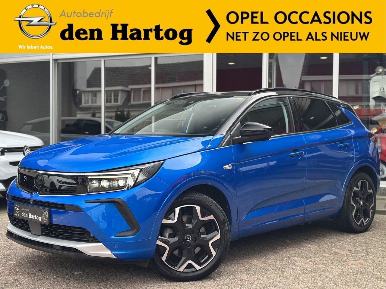 Opel Grandland - 1.6 Turbo Plug-In Hybrid Ultimate 225PK Leder/Memory stoel/Night Vision/19" LM velgen - AutoWereld.nl