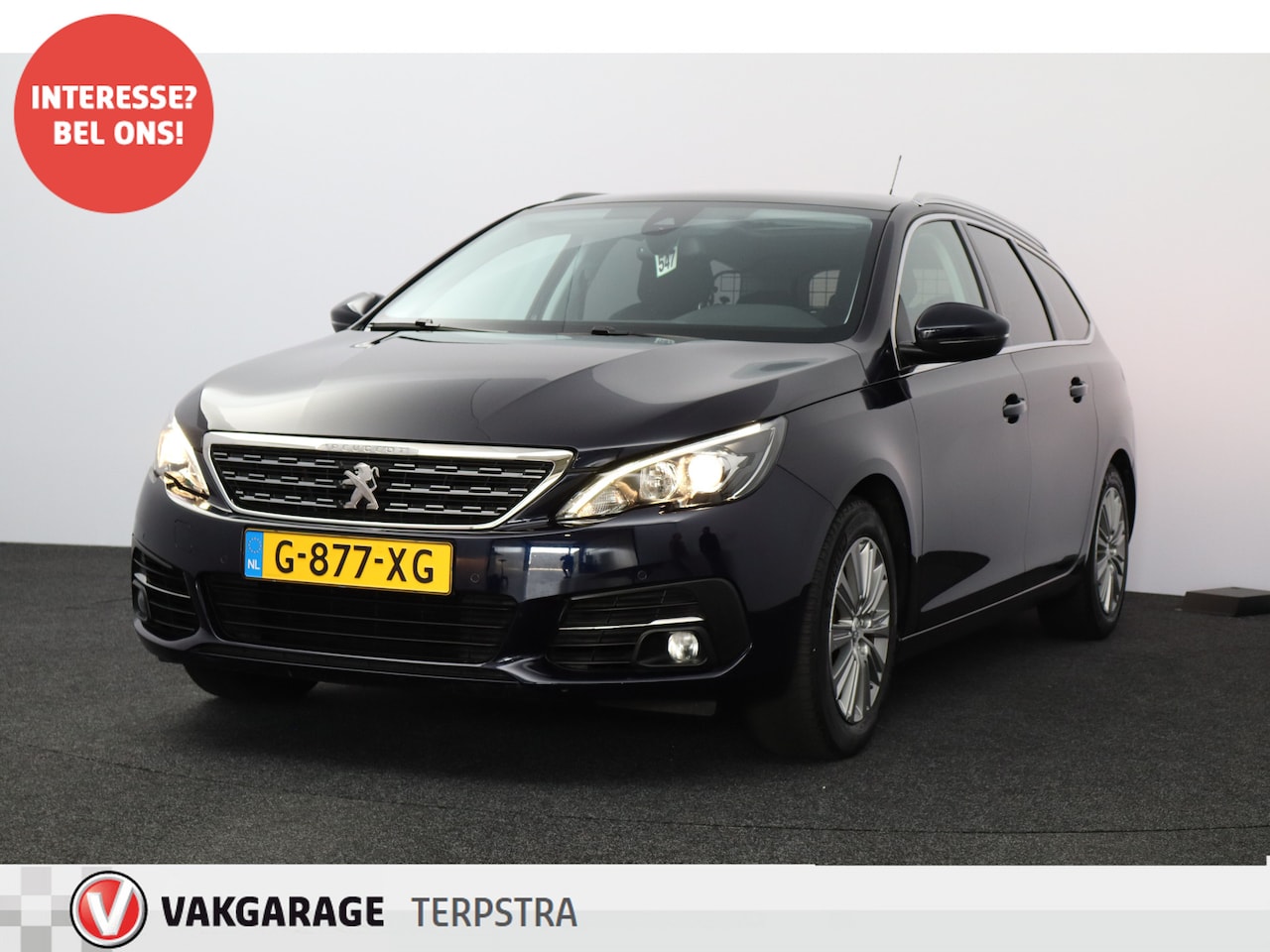 Peugeot 308 SW - 1.2 PureTech Blue Lease Premium /D-Riem Verv. 118.000KM! /Trekhaak! /Pano-Dak! /Camera /Ap - AutoWereld.nl