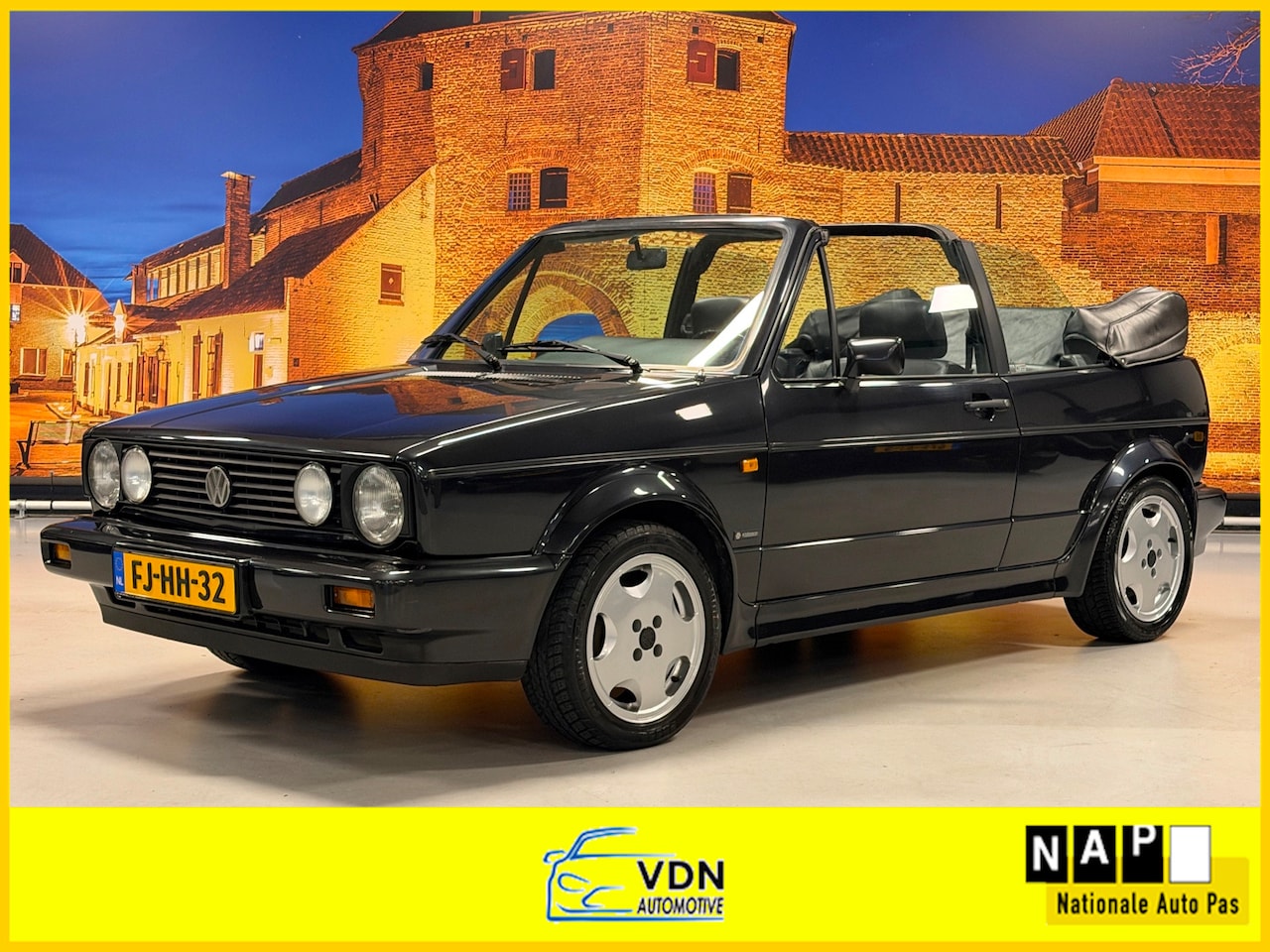 Volkswagen Golf Cabriolet - Quartett 1.6 GLS Leer Stuurbekrachtiging - AutoWereld.nl
