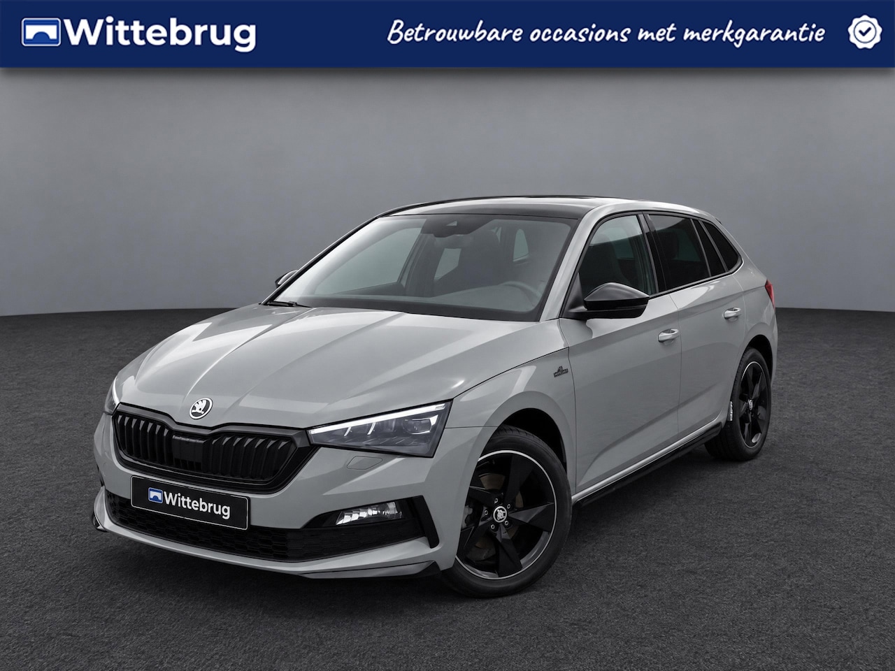 Skoda Scala - 1.0 TSI 110pk Monte Carlo DSG Automaat / Panorama dak / LM 17 inch / Navigatie by APP / Pa - AutoWereld.nl