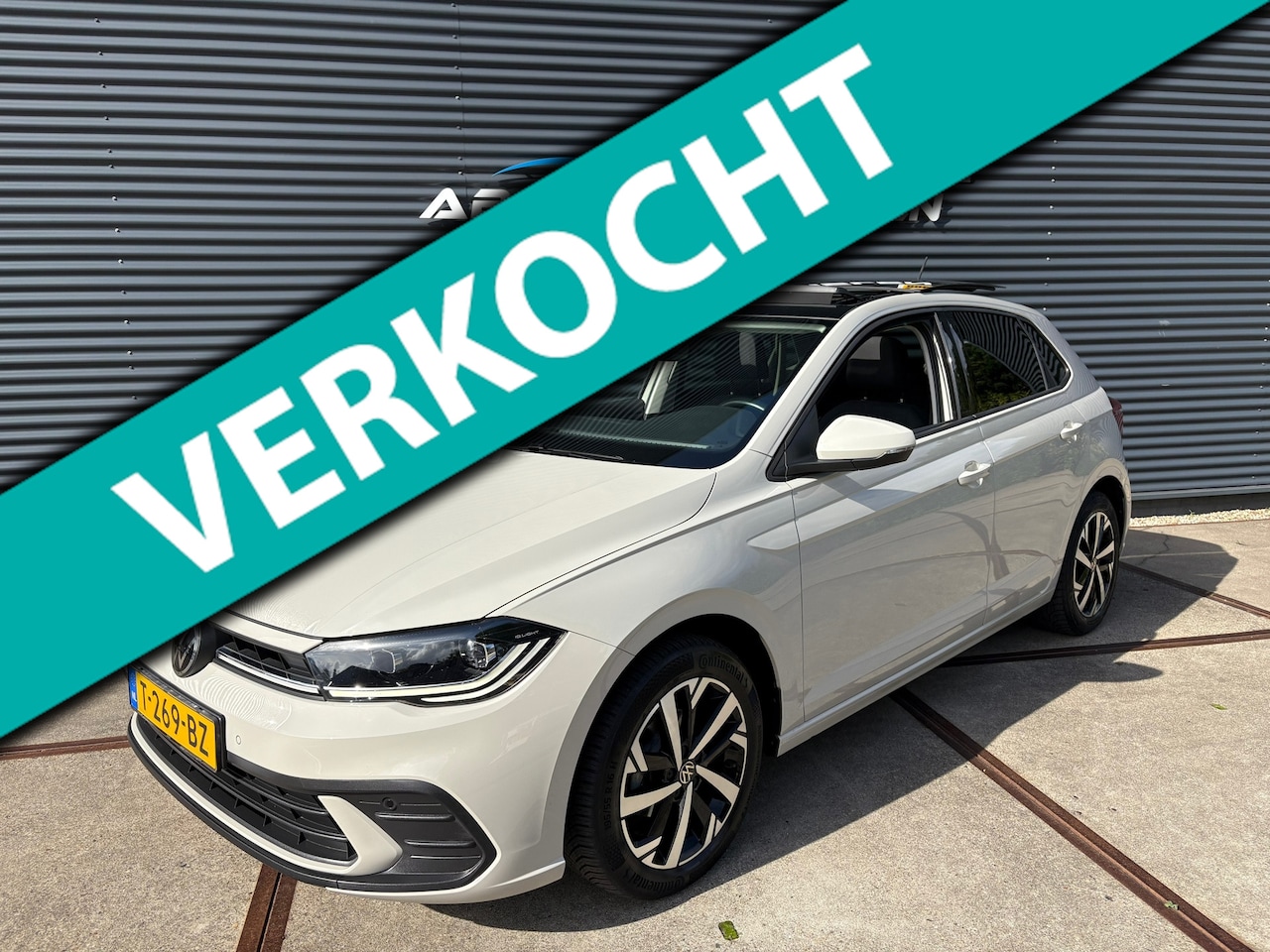 Volkswagen Polo - 1.0 TSI Life Business ASCOT GREY/ PANORAMA DAK/ CARPLAY - AutoWereld.nl