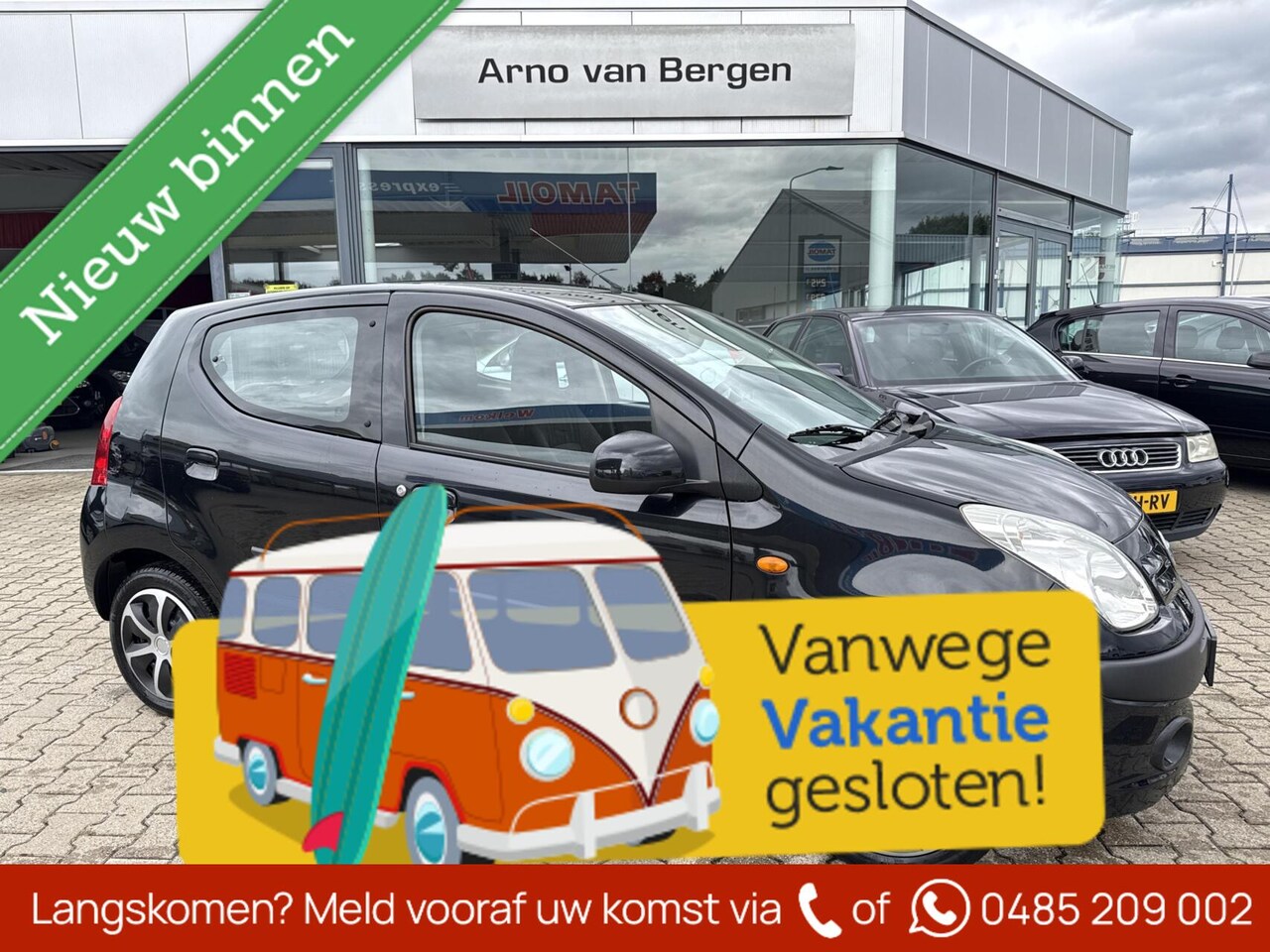 Nissan Pixo - 1.0 Acenta 1.0 Acenta, airco, trekhaak, nieuwe koppelingsset. - AutoWereld.nl