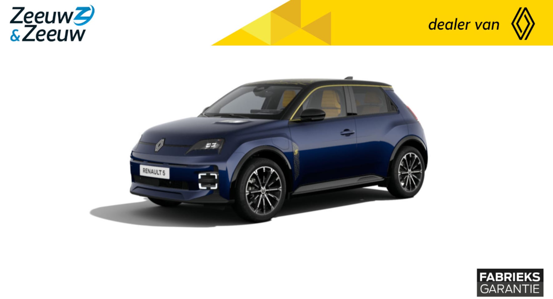 Renault 5 - (Z&Z Renault Private Lease Actie v.a. € 531,-) Comfort Range Iconic cinq | Auto van het Ja - AutoWereld.nl