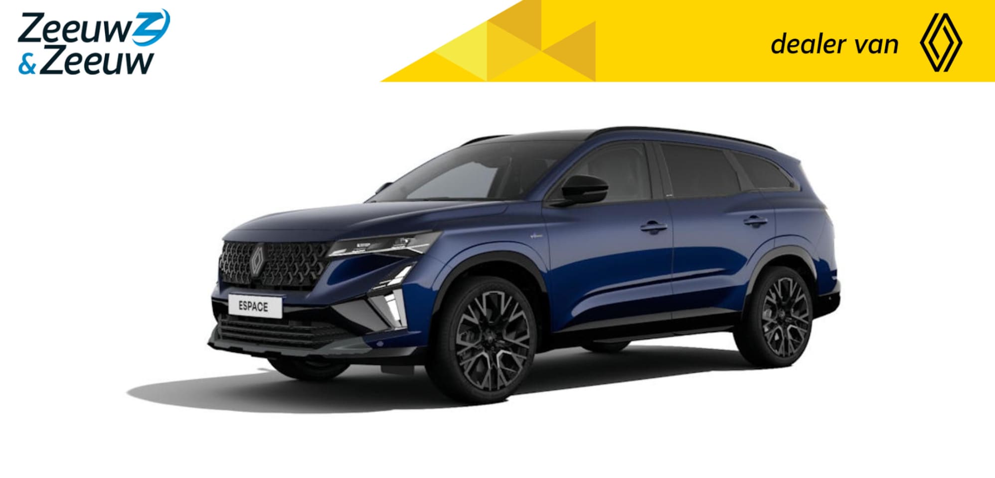 Renault Espace - E-Tech full hybrid 200 esprit Alpine 7p. | Nu uit voorraad leverbaar met € 8.000,- Zeeuw & - AutoWereld.nl