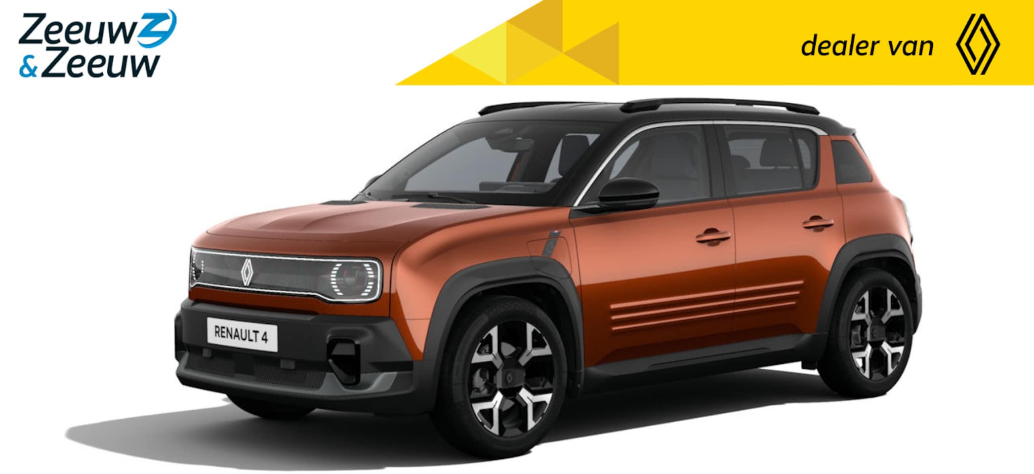 Renault 4 - Techno comfort range | Profiteer nu van €1.800,- Zeeuw & Zeeuw voorraadkorting | NU met GR - AutoWereld.nl