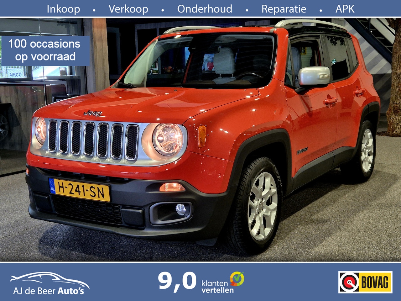 Jeep Renegade - 1.4 MultiAir Opening Edition Navigatie | Volleder | LMV | Cruise - AutoWereld.nl