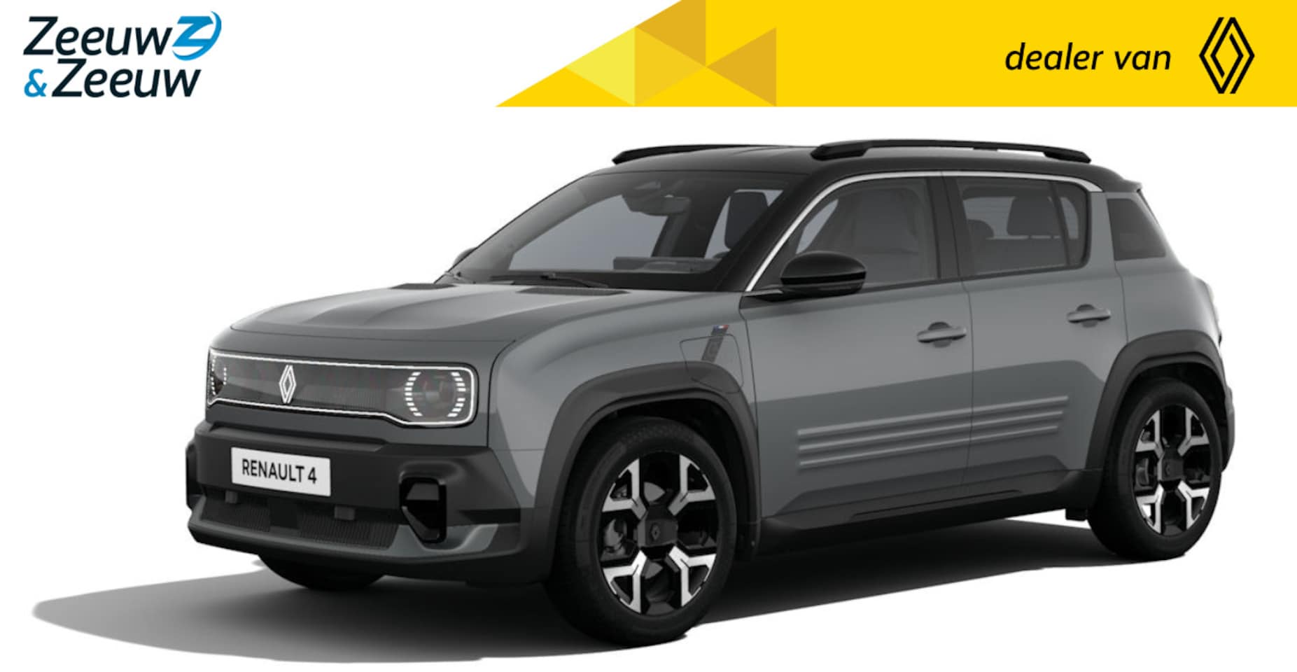 Renault 4 - Techno comfort range | Profiteer nu van €4.700,- Zeeuw & Zeeuw voorraadkorting | NU met GR - AutoWereld.nl