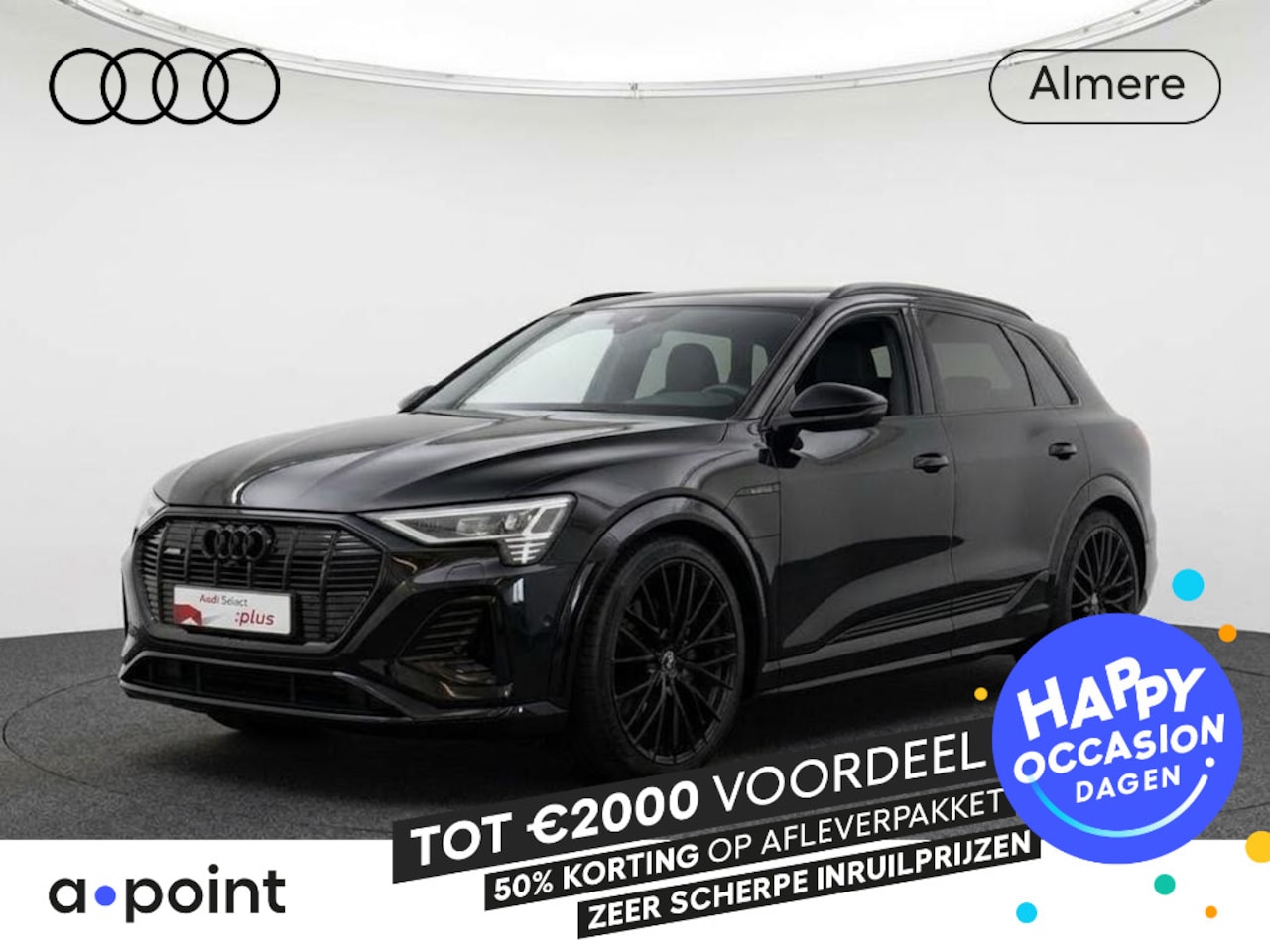 Audi e-tron - S quattro 95 kWh 508pk |  Panoramadak | Head up Display | Matrix Led | Lederen bekleding | - AutoWereld.nl