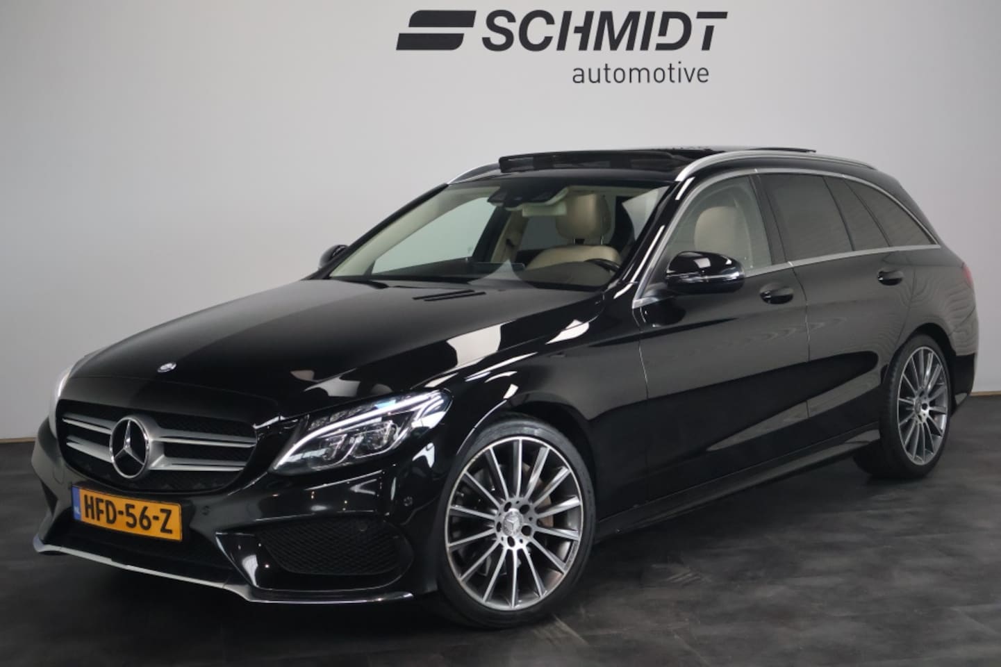 Mercedes-Benz C-klasse Estate - 300 Prestige AMG | Standkachel | Panoramadak | Burmeister | Head Up - AutoWereld.nl