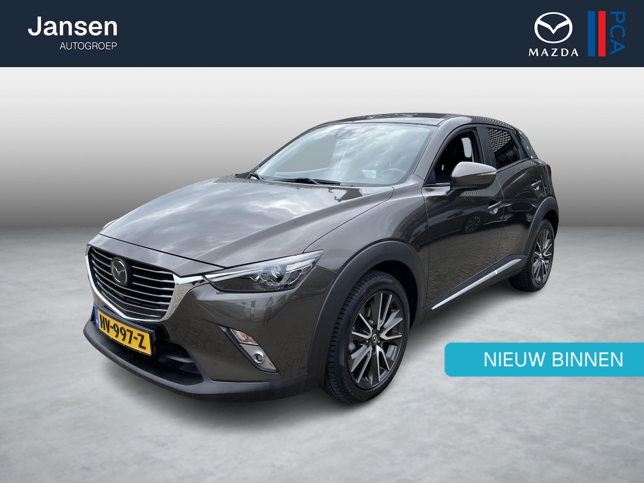 Mazda CX-3 - 2.0 SkyActiv-G 120 GT-M 2.0 SkyActiv-G 120 GT-M , Navi, Clima, Adap.Cruise, HUD, Bose, Stoelverwarming, Camera, LM - AutoWereld.nl