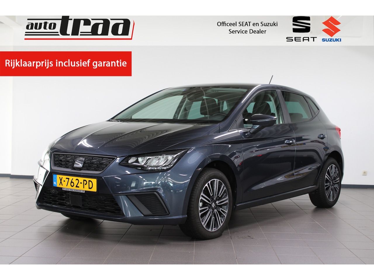 SEAT Ibiza - 1.0 EcoTSI Style Business Connect / Stoelverwarming / Carplay / Android auto / PDC voor + - AutoWereld.nl
