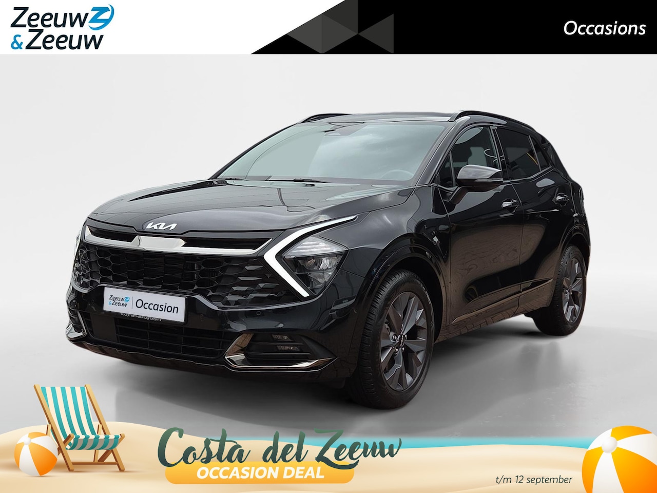 Kia Sportage - 1.6 T-GDi Hybrid Dark Edition | Camera | Carplay | Cruise Control Adaptief | Stoelverwarmi - AutoWereld.nl