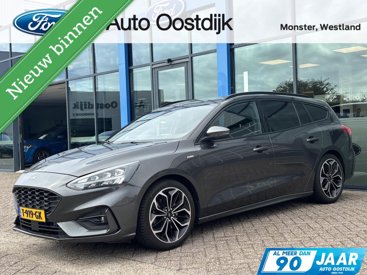 Ford Focus Wagon - 1.0 EcoBoost ST Line 125PK Automaat Winterpack Camera Cruise Navi Carplay Full-LED 18'' Ve - AutoWereld.nl