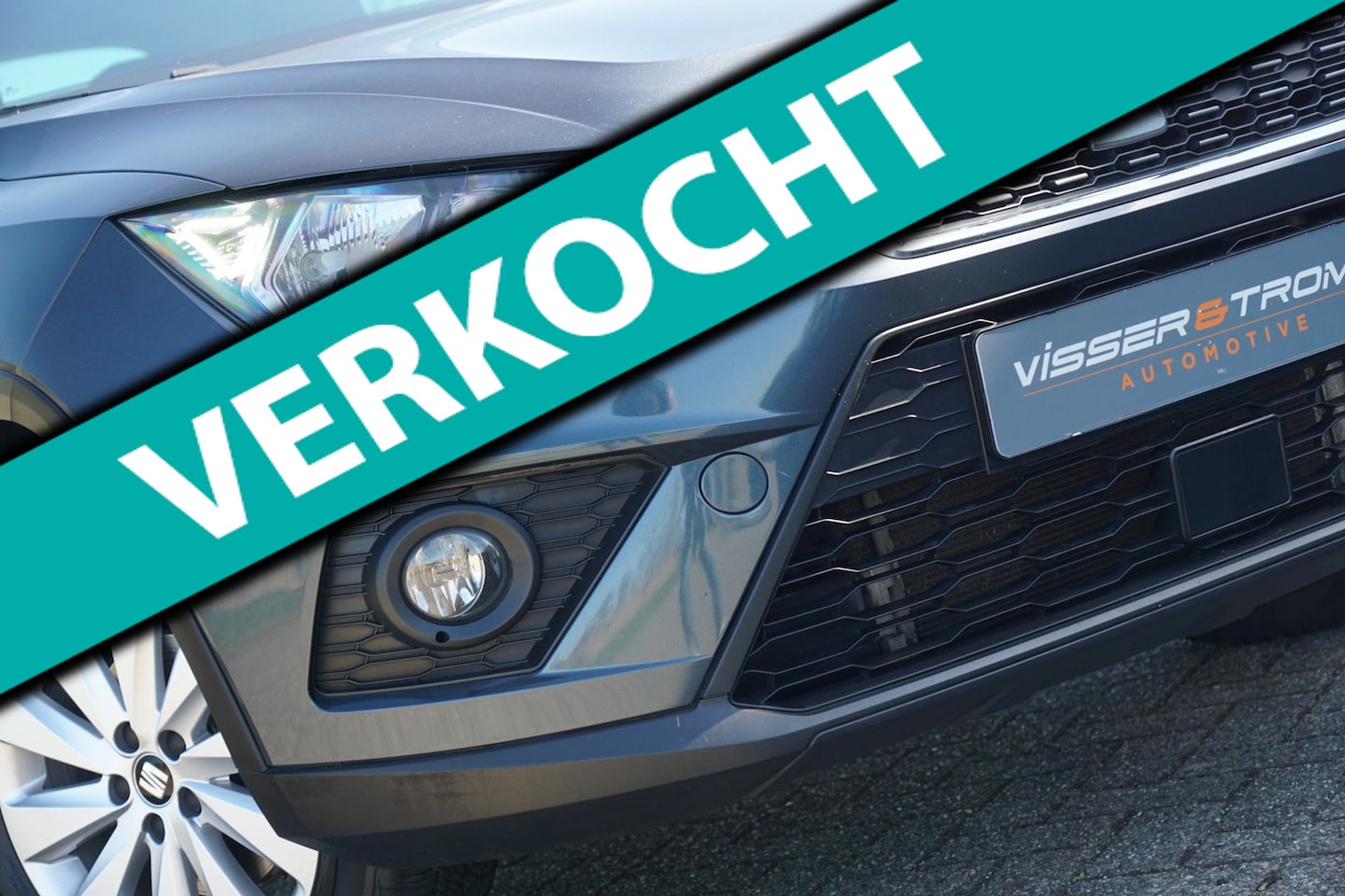 SEAT Arona - 1.0 TSI Style AUT | Magnetic Tech Grey Metallic | Carplay/AndroidAuto/Clima/Cruise/PDC - F - AutoWereld.nl