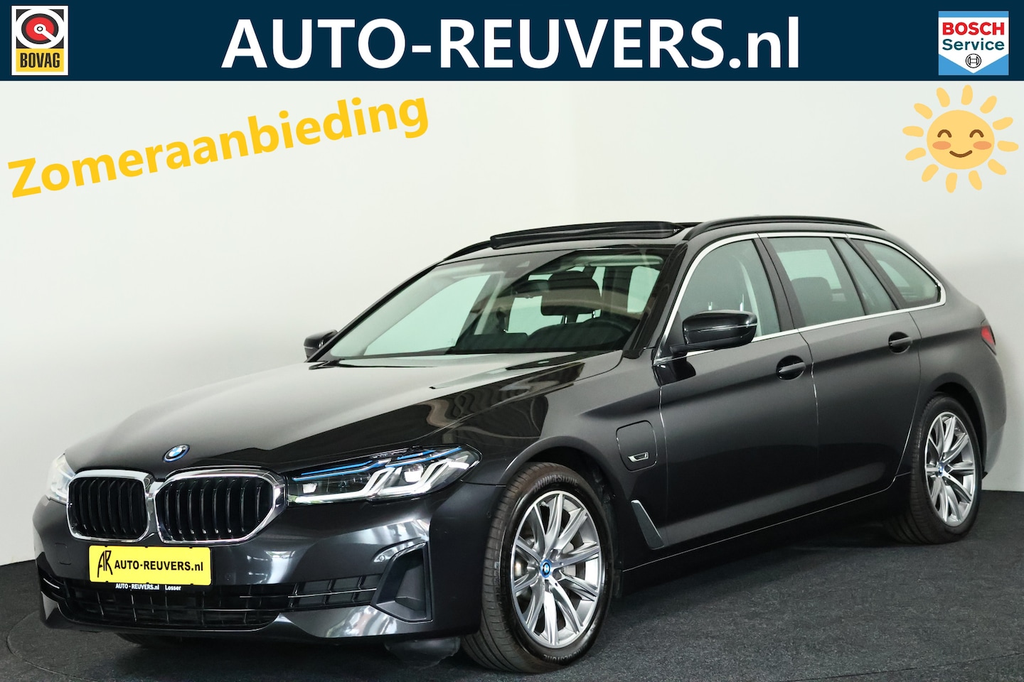 BMW 5-serie Touring - 530e xDrive Business Edition Plus Navi / Cruise / HUD / Panorama / Carplay - AutoWereld.nl