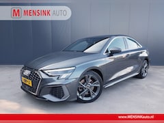 Audi A3 Limousine - 30 TFSI S LINE 1e EIGENAAR VIRTUAL COCKPIT 18 INCH ECC CRUISE NAVI LED HALF LEER