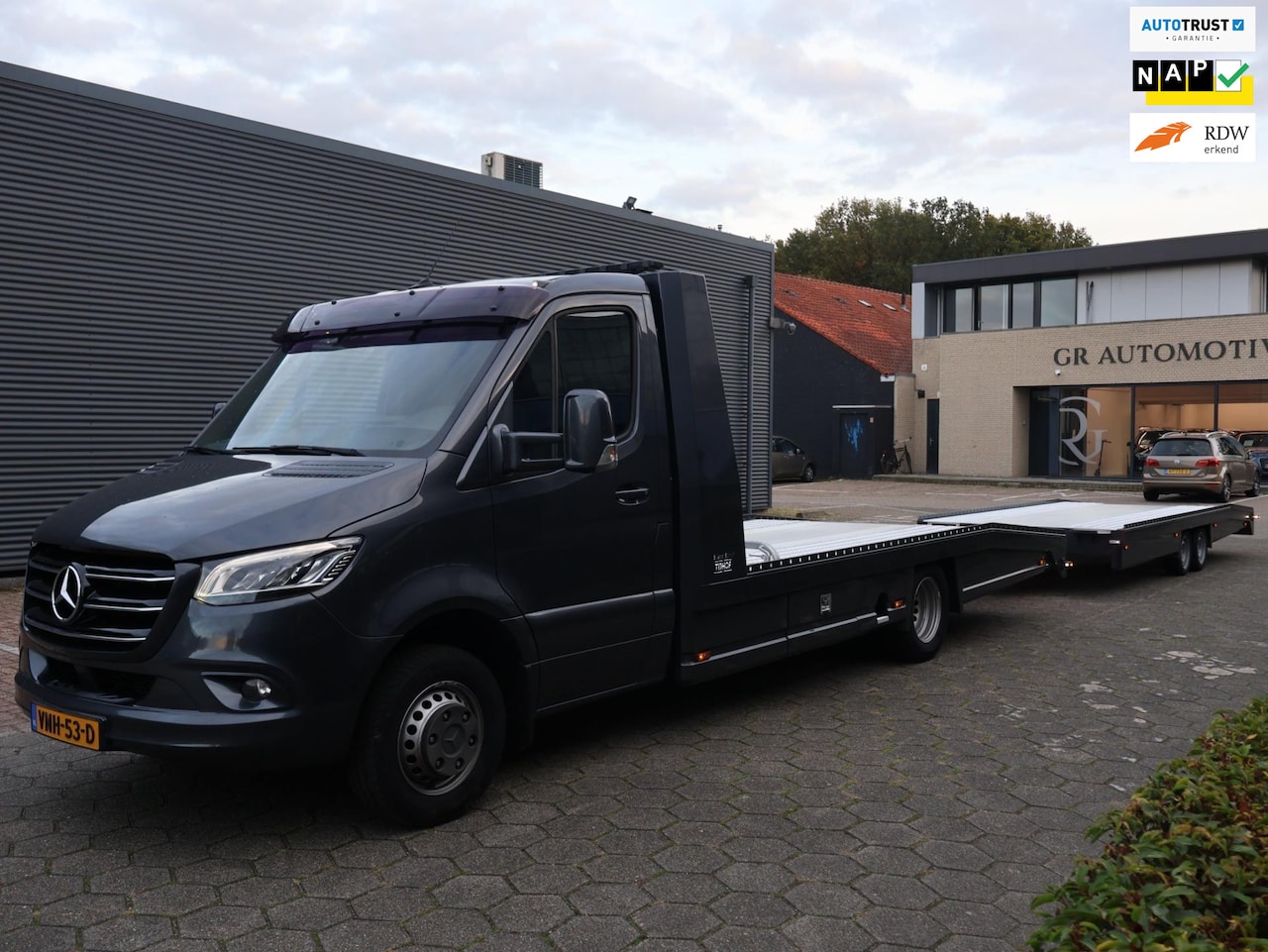Mercedes-Benz Sprinter - 519 V6 Tijhof Special Edition Automaat Oprijwagen Autoambulance Autotransporter - AutoWereld.nl