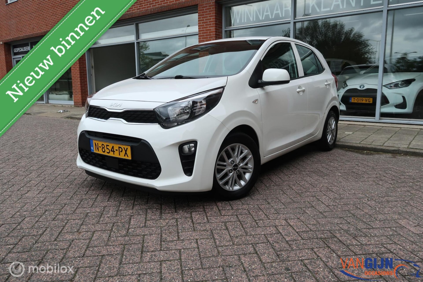 Kia Picanto - 1.0 DPi DynamicLine Carplay Airco Cruise Con. - AutoWereld.nl