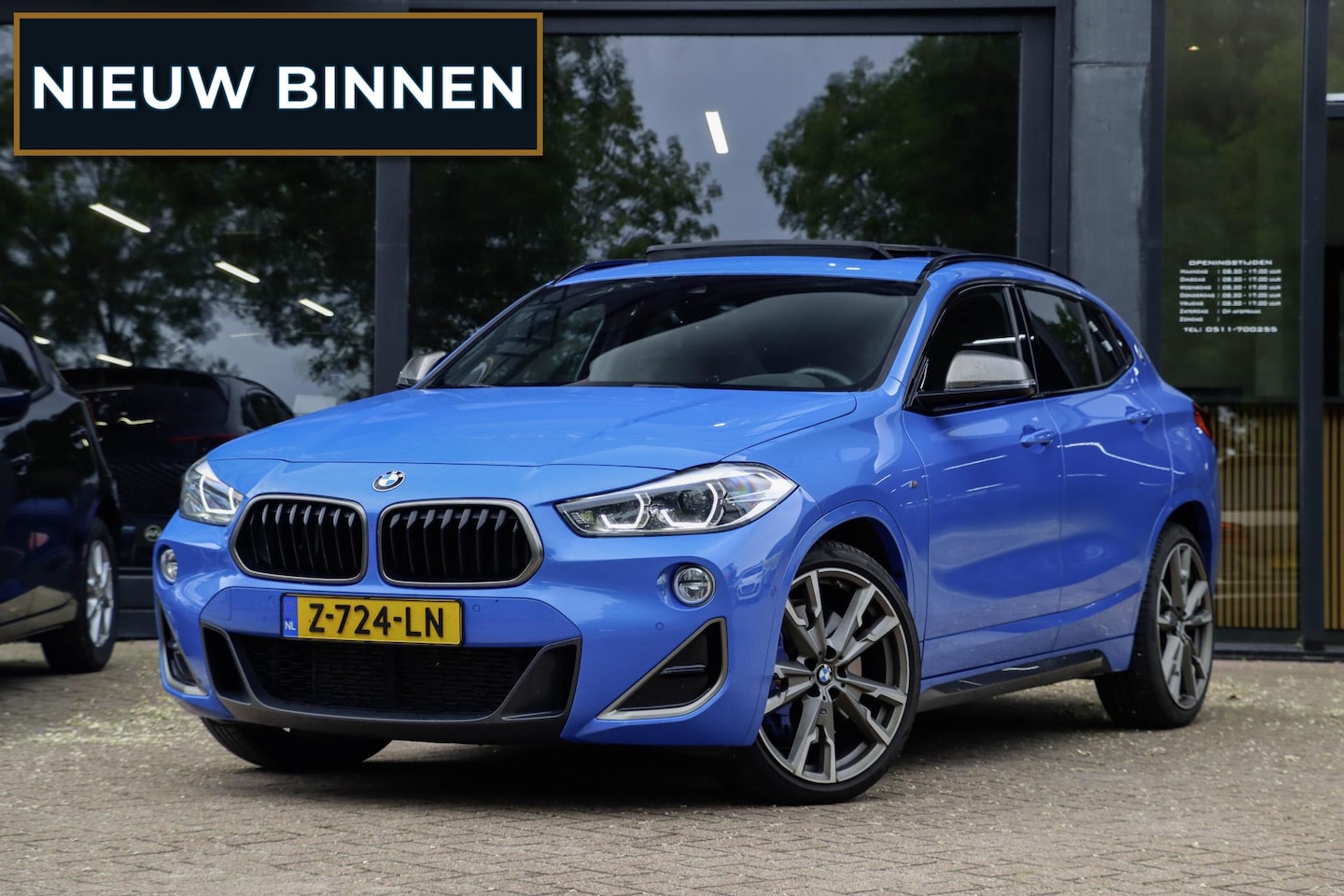 BMW X2 - M35i High Executive Panoramadak | Harman Kardon | Sportstoelen | Misano Blue - AutoWereld.nl