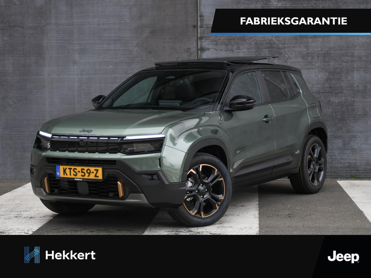 Jeep Avenger - 85th Anniversary 1.2 e-Hybrid 110pk Automaat PANO-DAK | ADAP. CRUISE | CAMERA VOOR + ACHTE - AutoWereld.nl