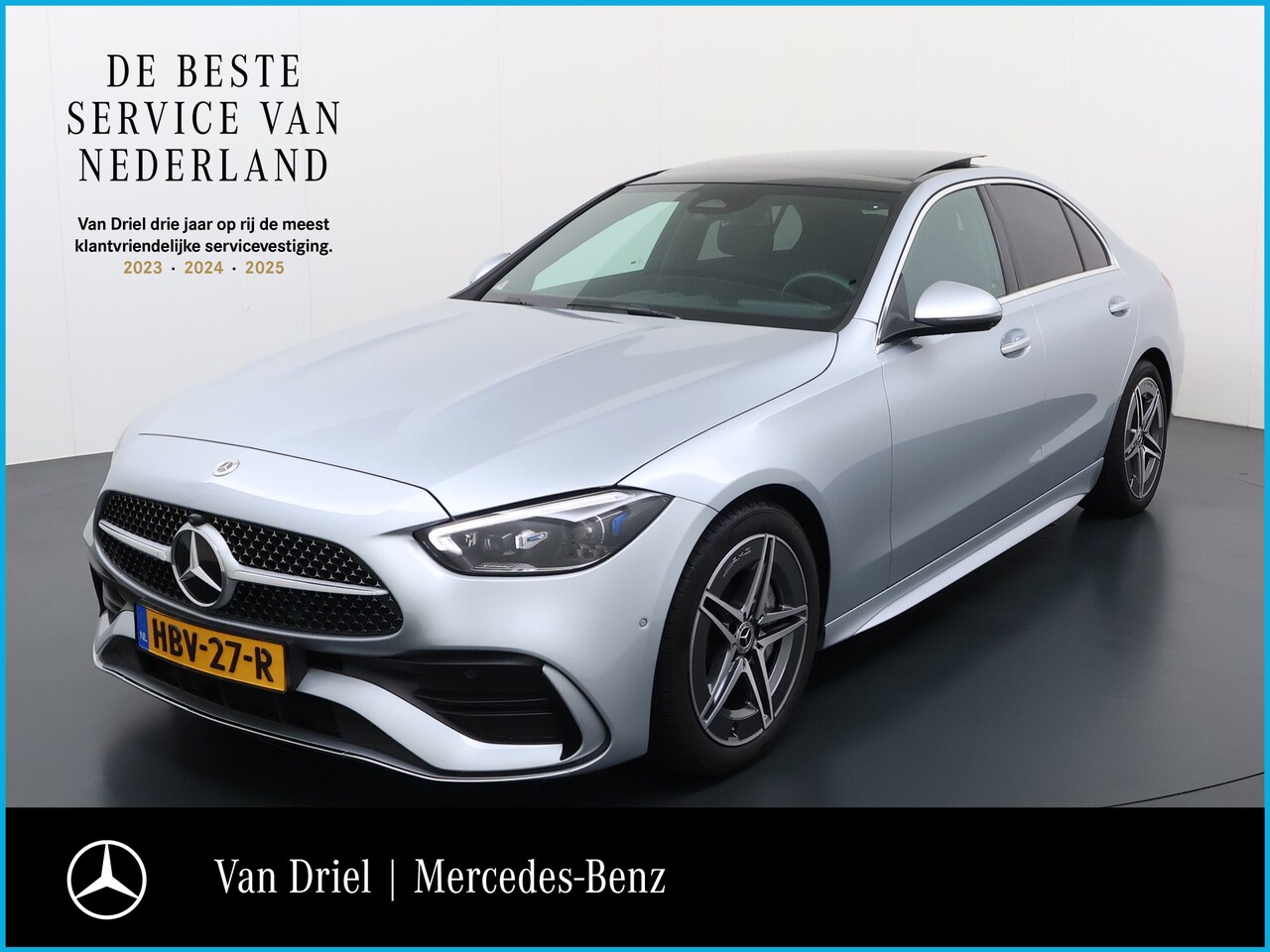Mercedes-Benz C-klasse - 180 AMG Line | Pano Memory Keyless Digital 360 Camera - AutoWereld.nl