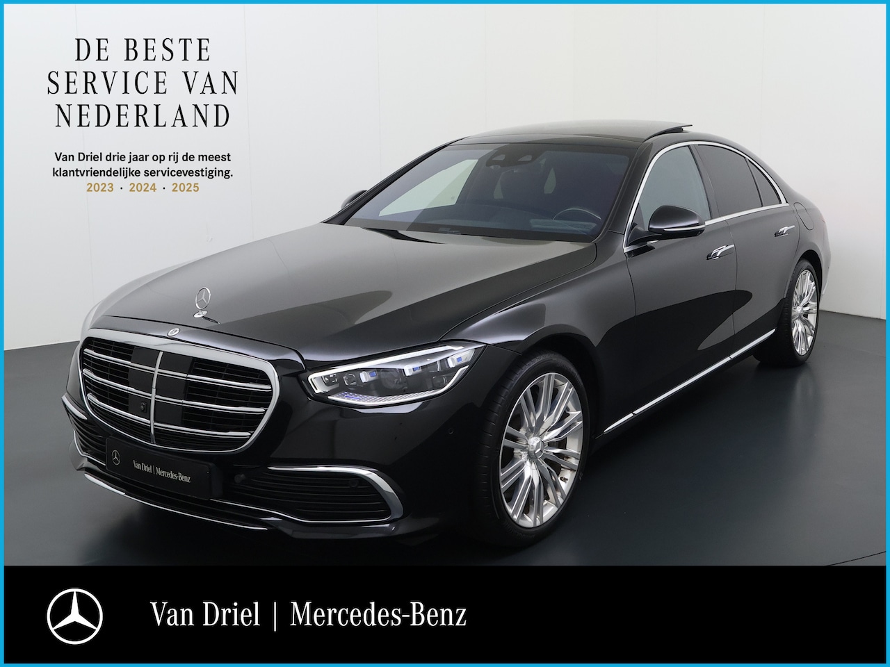 Mercedes-Benz S-klasse - 580 e 4MATIC | Luchtvering Pano Ventilatie Burmester HUD - AutoWereld.nl