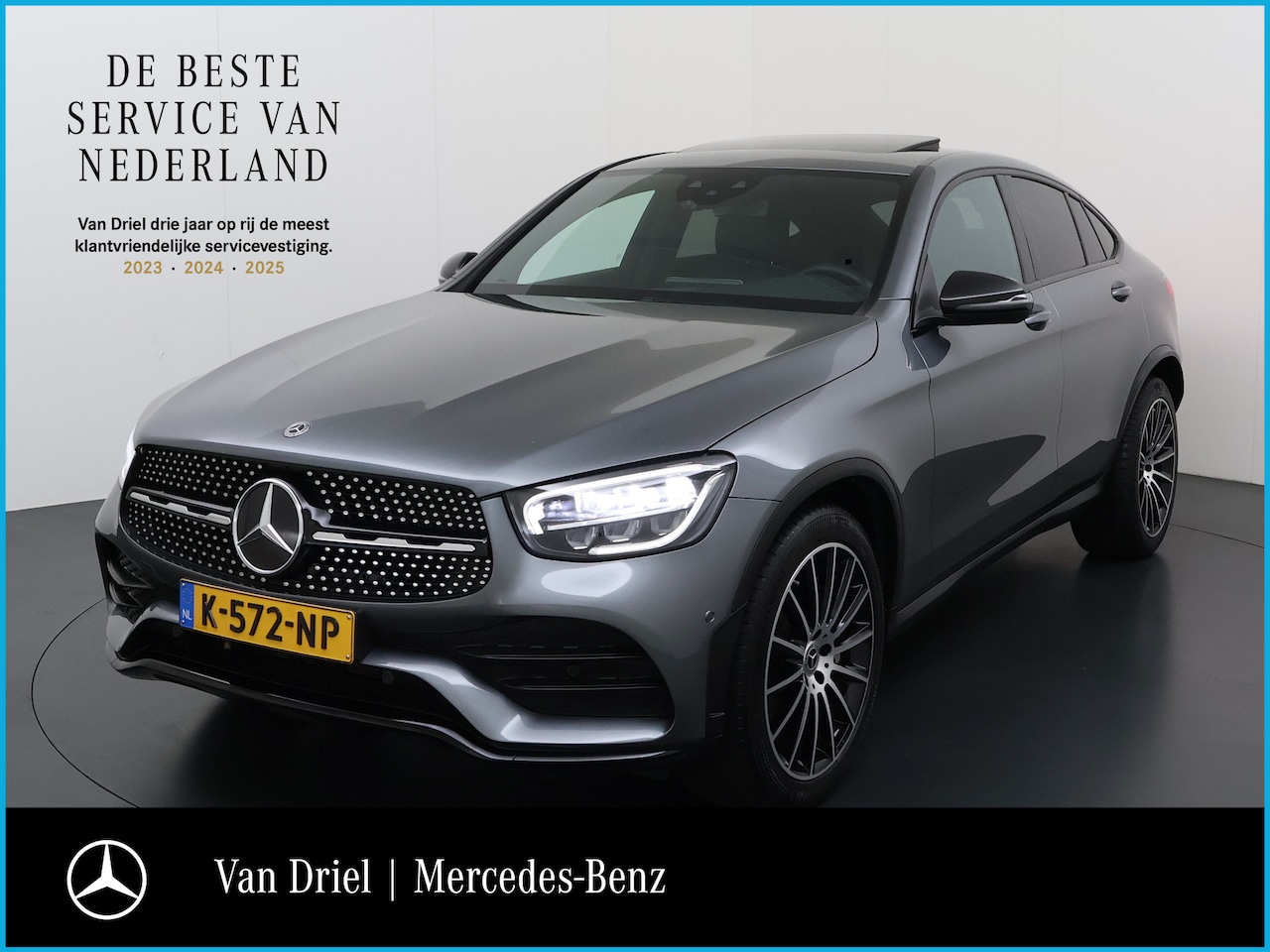 Mercedes-Benz GLC-klasse Coupé - 300 4MATIC AMG line | Schuifdak Distronic Trekhaak - AutoWereld.nl