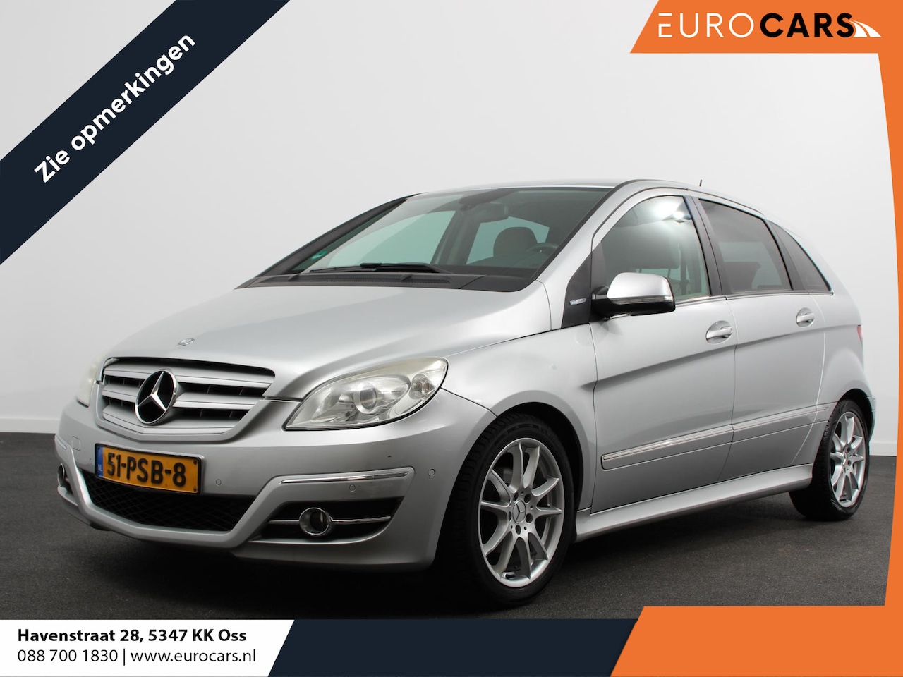 Mercedes-Benz B-klasse - 160 Business Class Sport Navigatie Automatische Airco Lichtmetalen Velgen Parkeer Sensoren - AutoWereld.nl